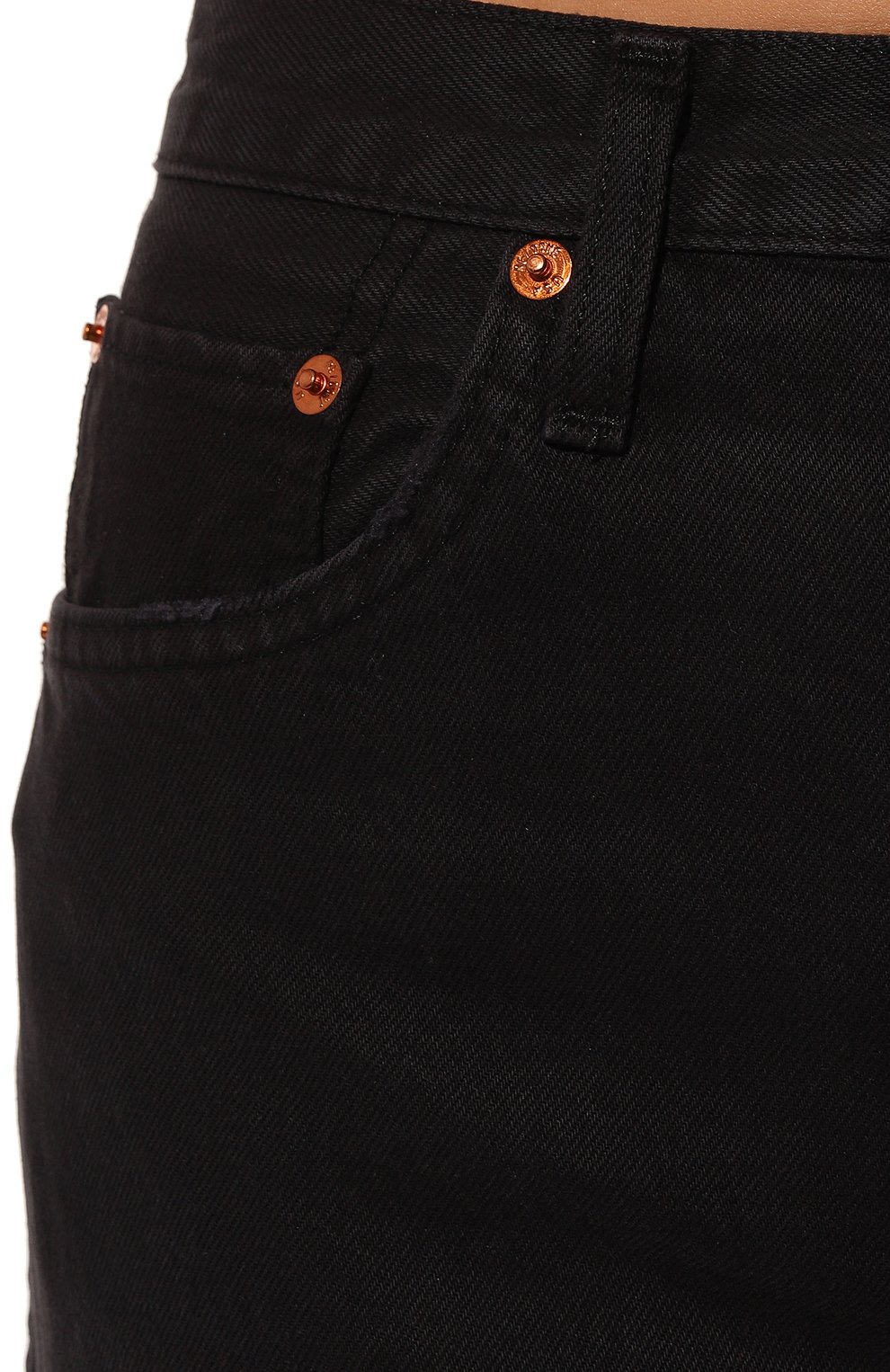 Джинсы RE/DONE черного цвета по цене 35150 руб., арт. 184-3WHRL/D, фото 5 Джинсы RE/DONE, арт. 184-3WHRL/D, фото 5