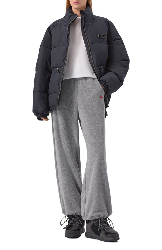 Комбинированные ботинки Off-White 0WIY001F25LEA0011011 Серый  0WIY001F25LEA0011011 Фото 3