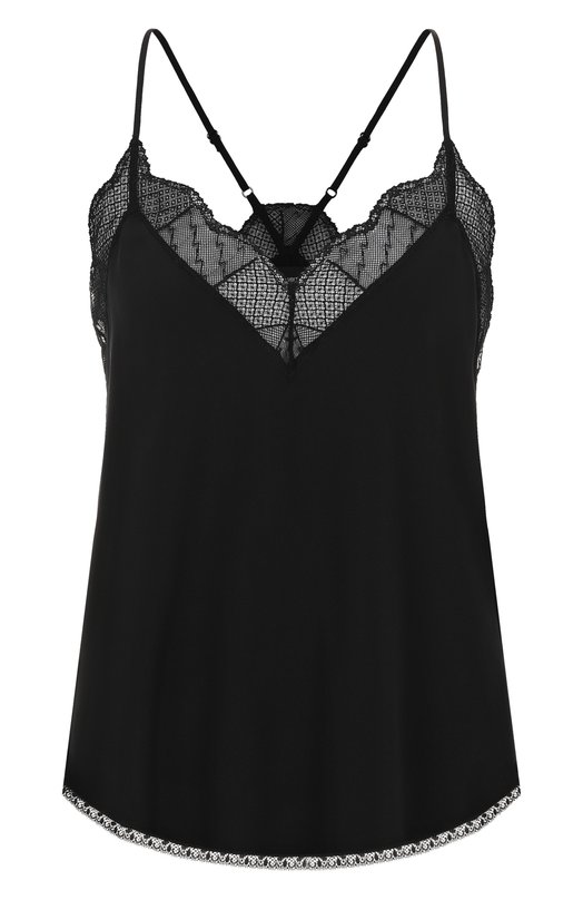 Шелковый топ Zadig and Voltaire WWCR01313 Чёрный WWCR01313