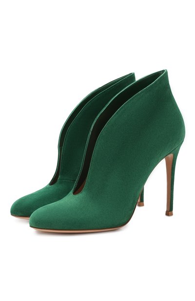 Замшевые ботильоны vamp GIANVITO ROSSI, арт. G29450.15RIC.CASLEAF, фото 1