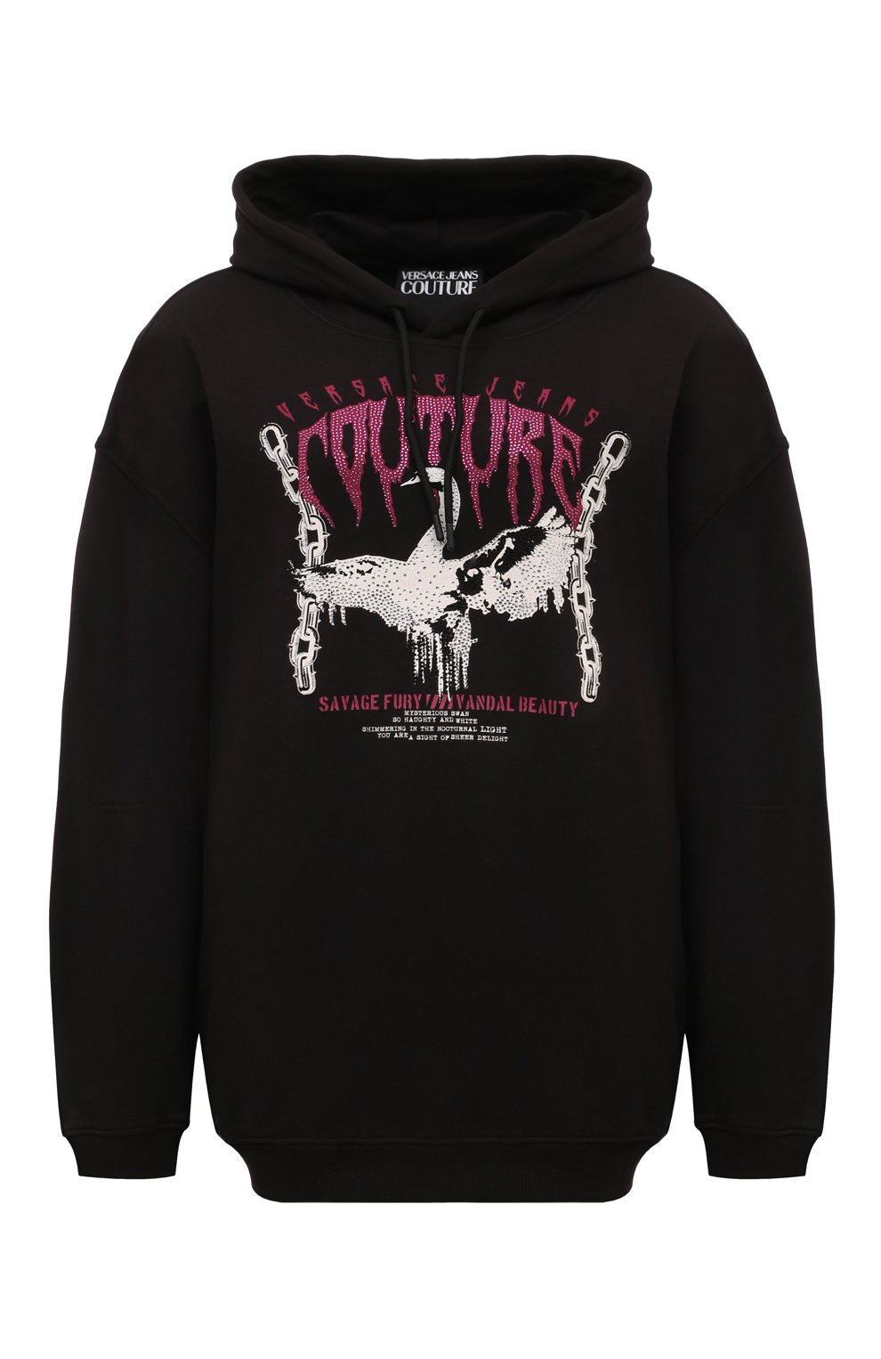 Хлопковое худи VERSACE JEANS COUTURE, арт. 77HAIG01/CF01G, фото 1