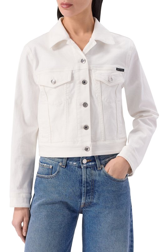 Джинсовая куртка Dolce & Gabbana F9H08D/G8NV8 Белый  F9H08D/G8NV8 Фото 3