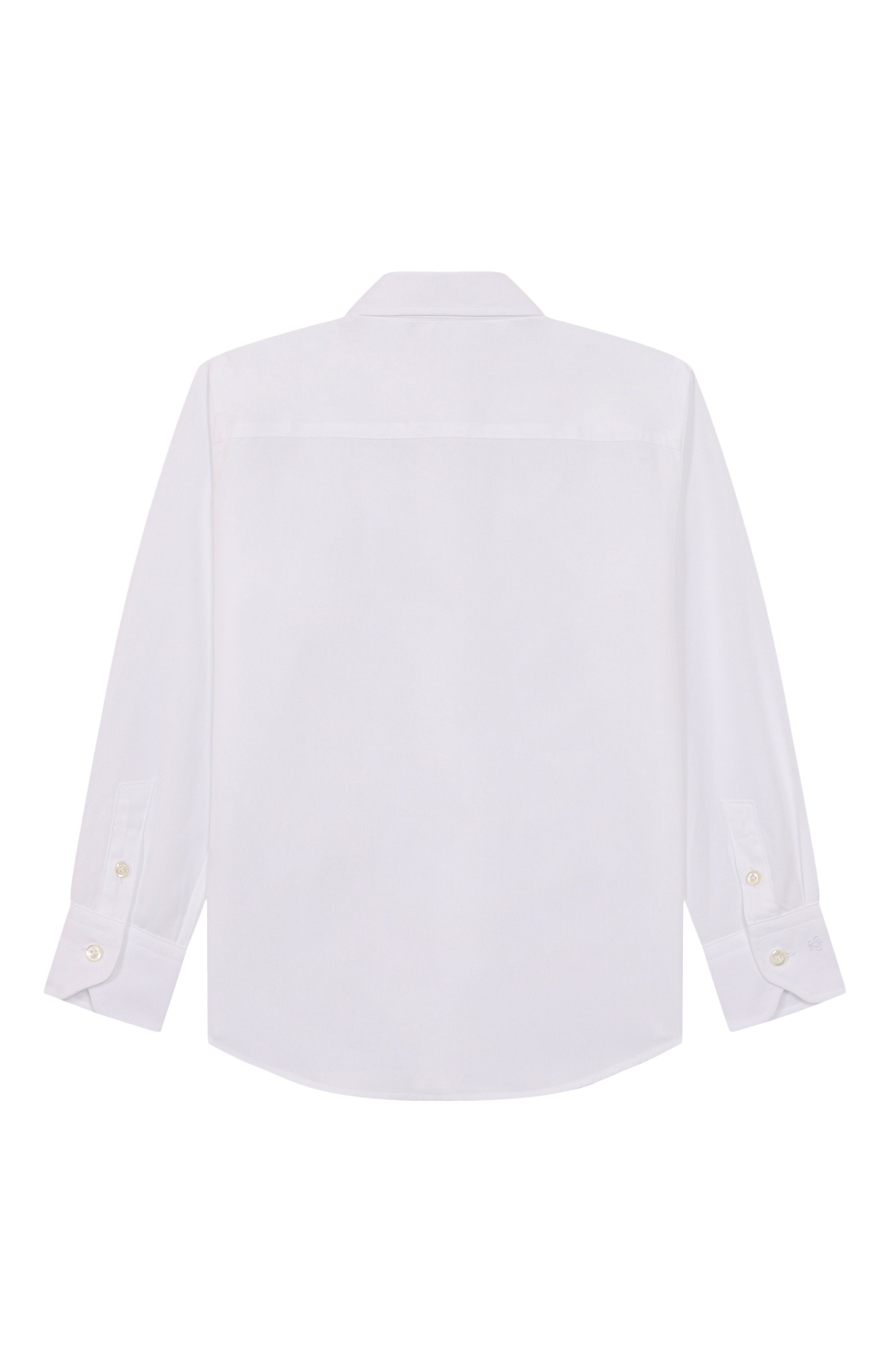 Хлопковая рубашка VAN LAACK белого цвета по цене 12500 руб., арт. VL-T0BY-XX/130648/116-134, фото 2 Хлопковая рубашка VAN LAACK, арт. VL-T0BY-XX/130648/116-134, фото 2