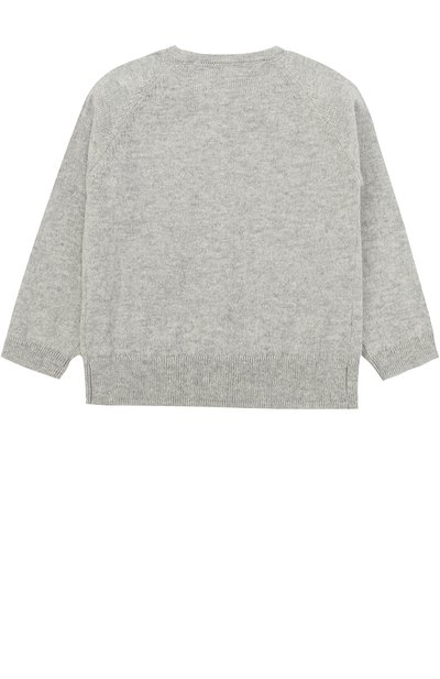 Кардиган из смеси хлопка и кашемира с цветочной отделкой TARTINE ET CHOCOLAT, арт. TK18021/1M-18M, фото 2