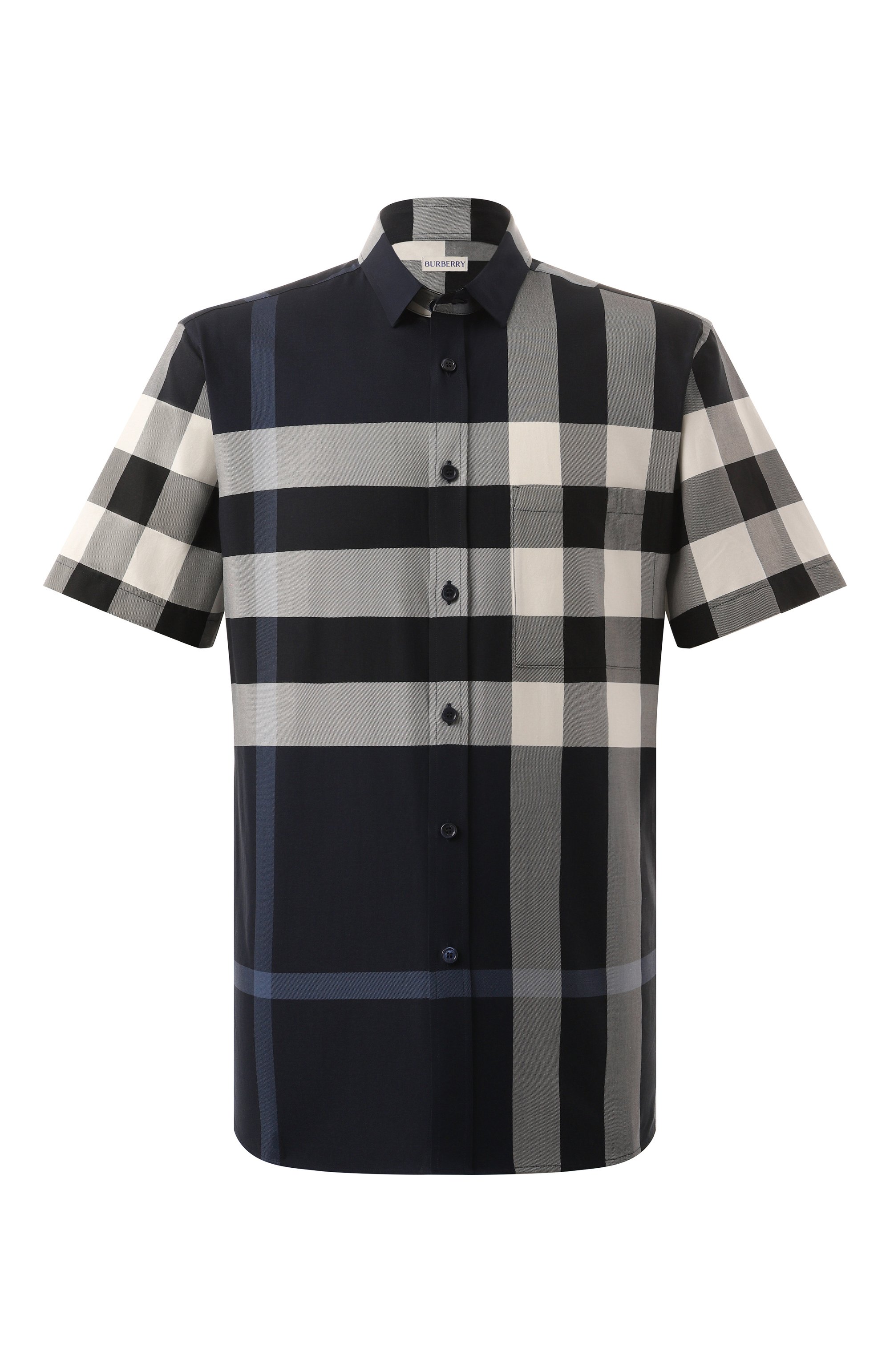 Хлопковая рубашка BURBERRY, арт. 8072940, фото 1