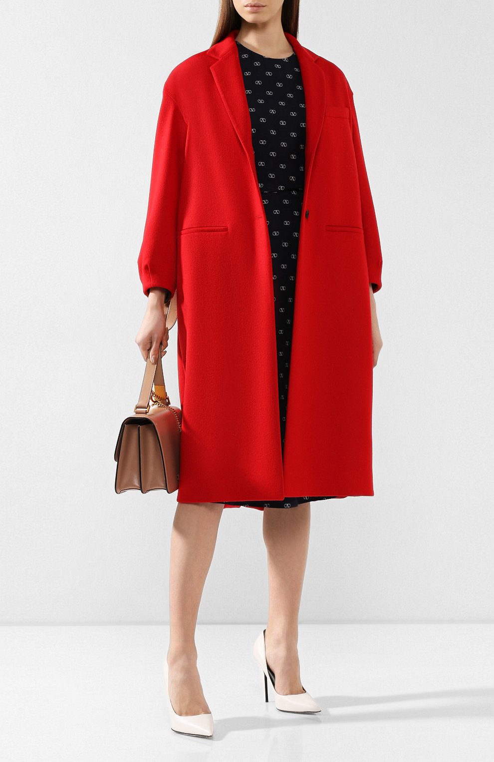 Шерстяное пальто VALENTINO, арт. SB3CA3L54NP, фото 2