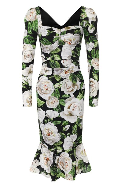 Женское шелковое платье DOLCE & GABBANA, арт. F6G3HT/FSAY6
