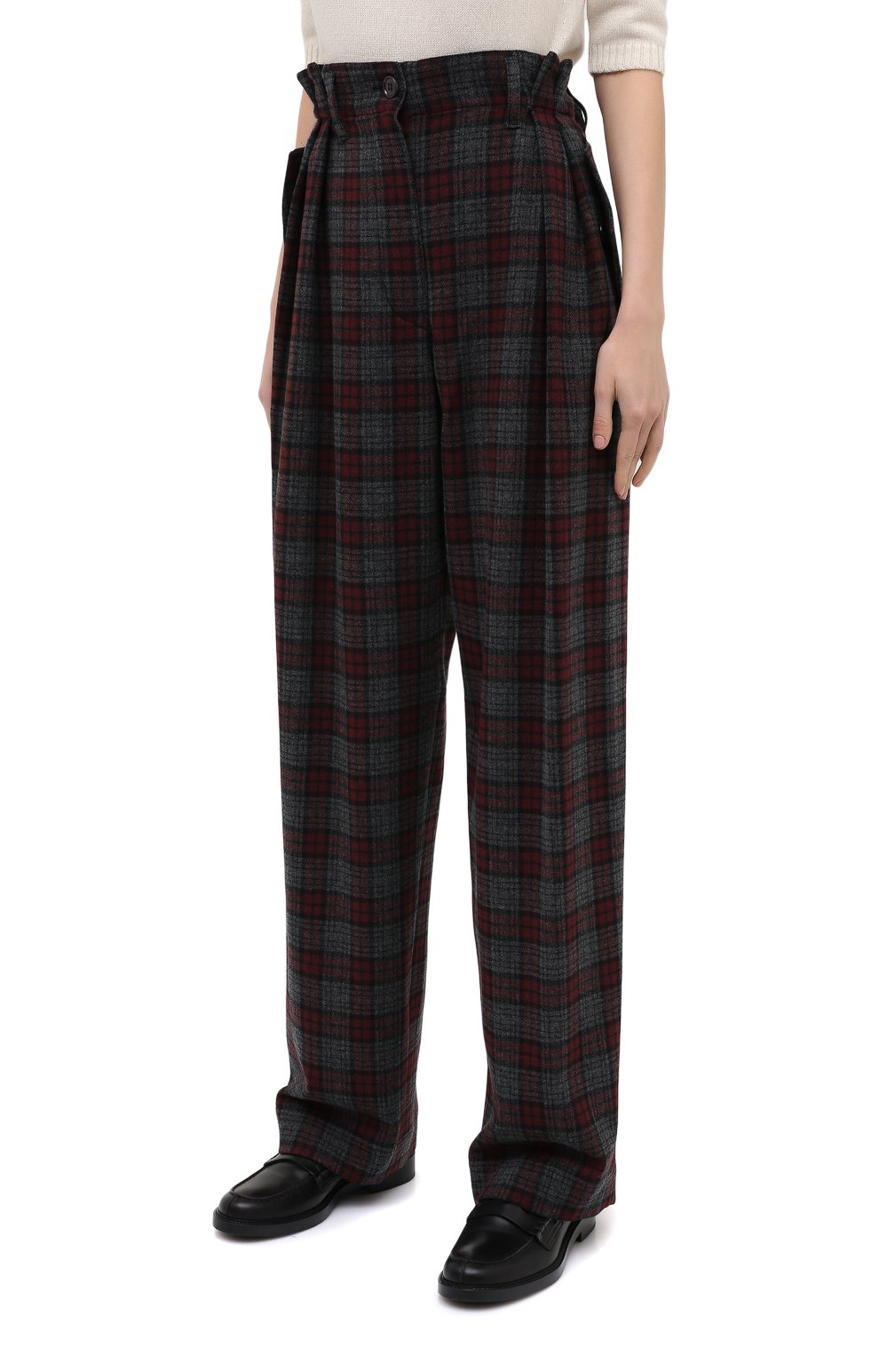 Шерстяные брюки DRIES VAN NOTEN, арт. 202-10953-1040, фото 4