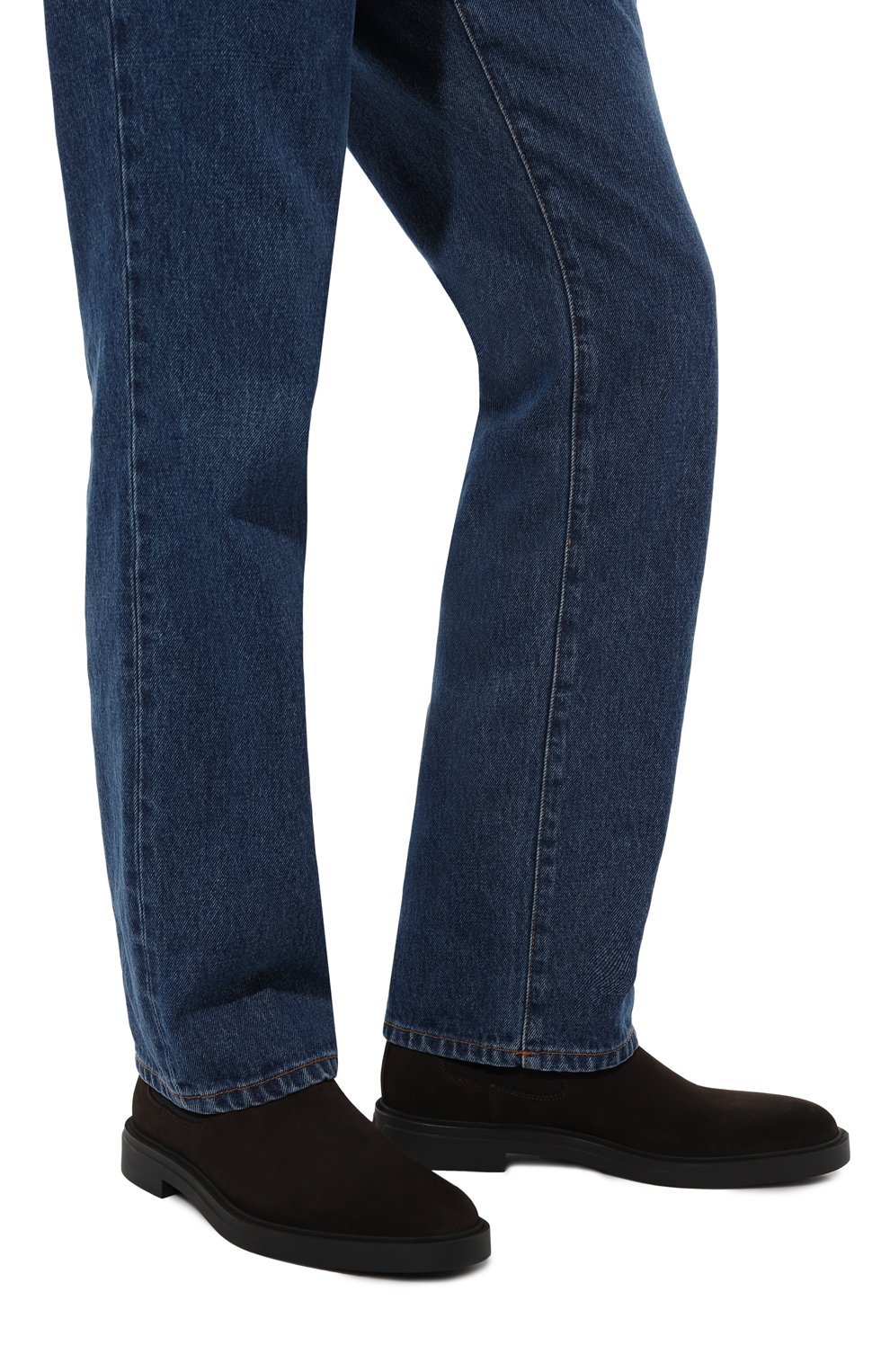 Замшевые челси BOSS, арт. 50497739, фото 3