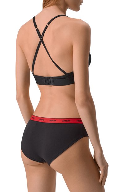 Комплект из трех трусов слипов HUGO черного цвета по цене 6425 руб., арт. 50469657, фото 3 Комплект из трех трусов слипов HUGO, арт. 50469657, фото 3