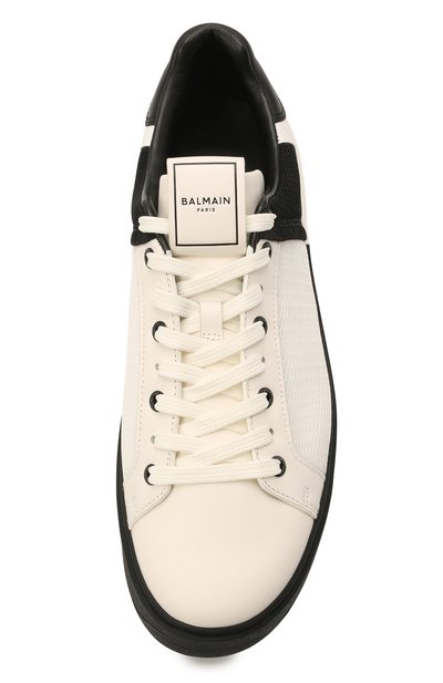 Комбинированные кеды b-court BALMAIN, арт. VM1C251/TM0S, фото 5