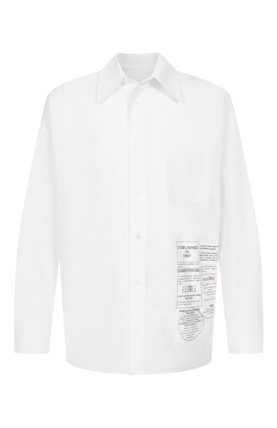 Мужская хлопковая рубашка MM6, арт. SH0DT0027/M35152