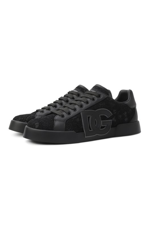 Комбинированные кеды Portofino Dolce & Gabbana CK2343/AI446 Чёрный CK2343/AI446