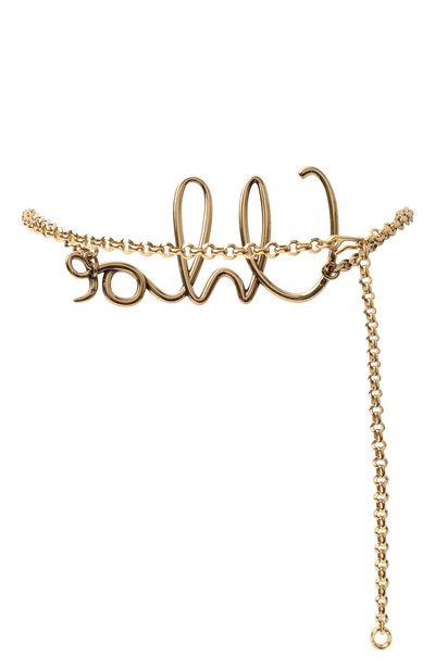 Пояс CHLOÉ золотого цвета по цене 98250 руб., арт. CHC24AC068CB7, фото 3 Пояс CHLOÉ, арт. CHC24AC068CB7, фото 3