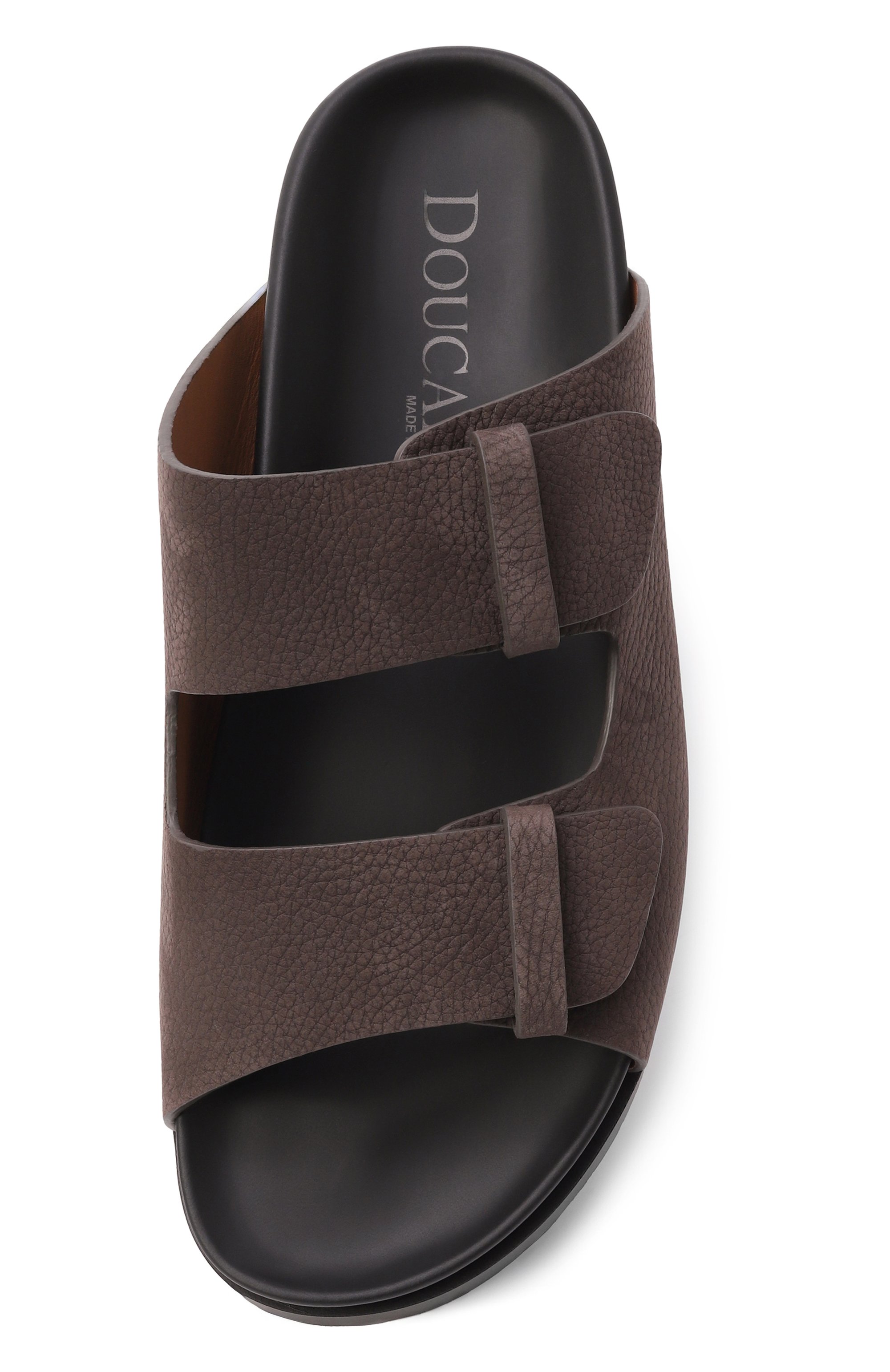 Шлепанцы из нубука DOUCAL'S, арт. DU3297NECKPF773N, фото 6