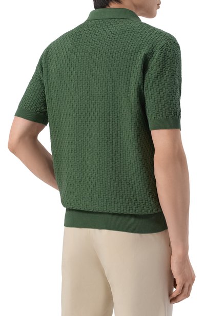 Поло из шелка и хлопка MVST, арт. M26.2PM.K032/Y104 CANESTR0, фото 4