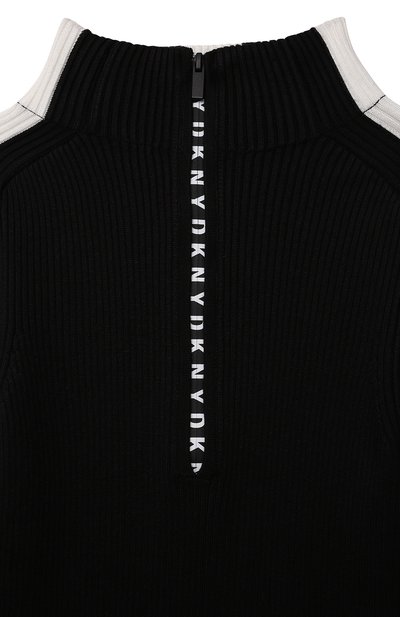 Платье из вискозы DKNY черного цвета по цене 12950 руб., арт. D32808, фото 3 Платье из вискозы DKNY, арт. D32808, фото 3