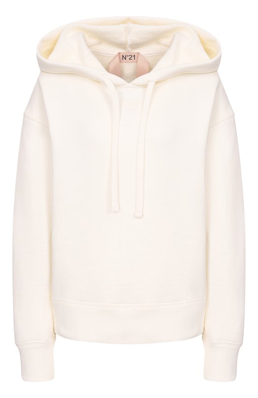 Хлопковое худи N21 E021/4040 Кремовый E021/4040
