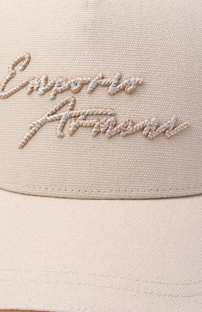 Хлопковая бейсболка EMPORIO ARMANI, арт. EW004173/AF14765, фото 3