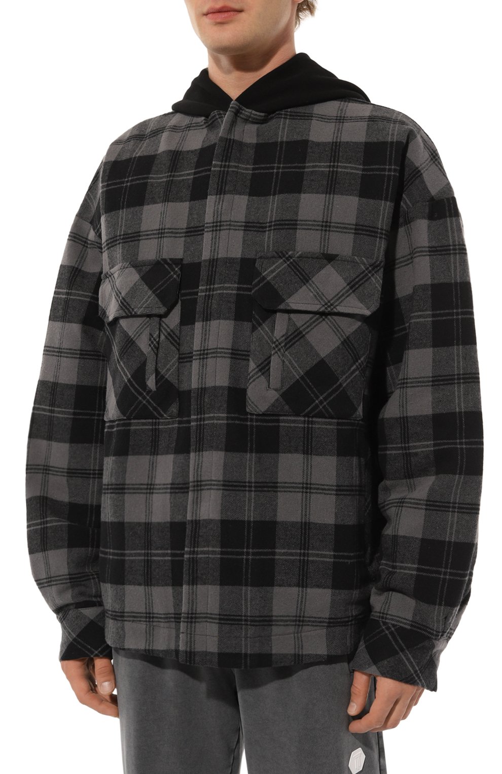 Хлопкова�я куртка-рубашка DIEGO VENTURINO, арт. D3W4DVJKTCBGBASIC, фото 3