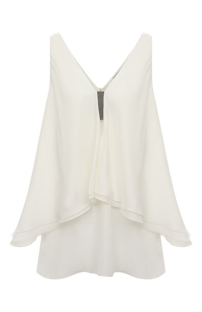 Женский шелковый топ BRUNELLO CUCINELLI, арт. 221MA929DJ500
