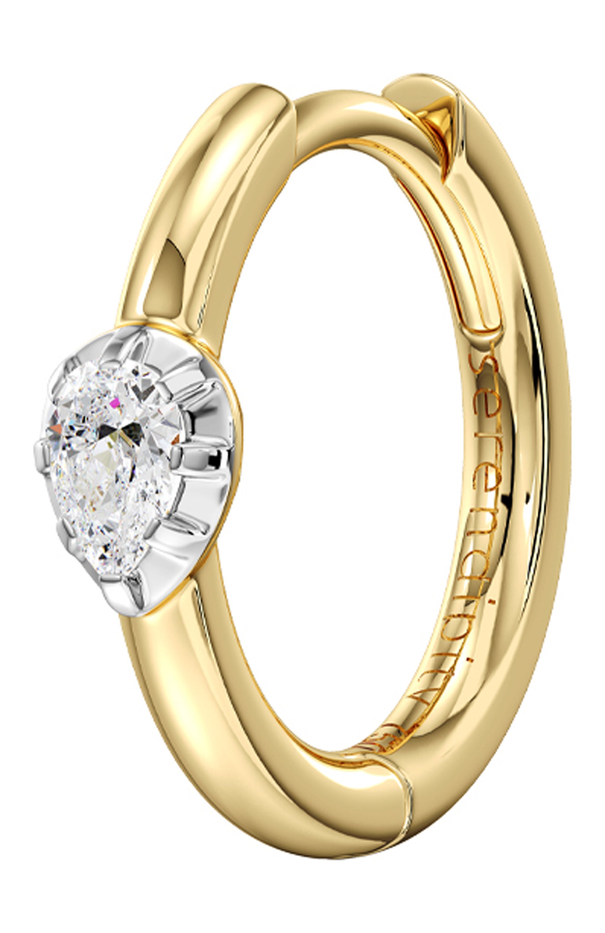 Серьга SERENDIPITY бесцветного цвета по цене 92000 руб., арт. EJE0009Y, фото 1 Серьга SERENDIPITY, арт. EJE0009Y, фото 1