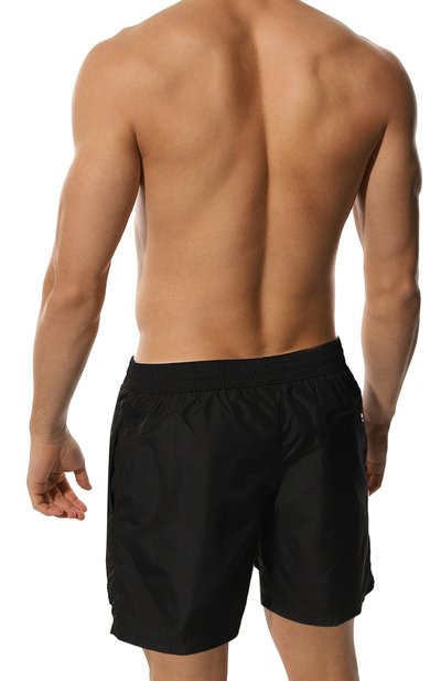 Плавки-шорты DOLCE & GABBANA черного цвета по цене 46600 руб., арт. M4E45T/0N006, фото 3 Плавки-шорты DOLCE & GABBANA, арт. M4E45T/0N006, фото 3