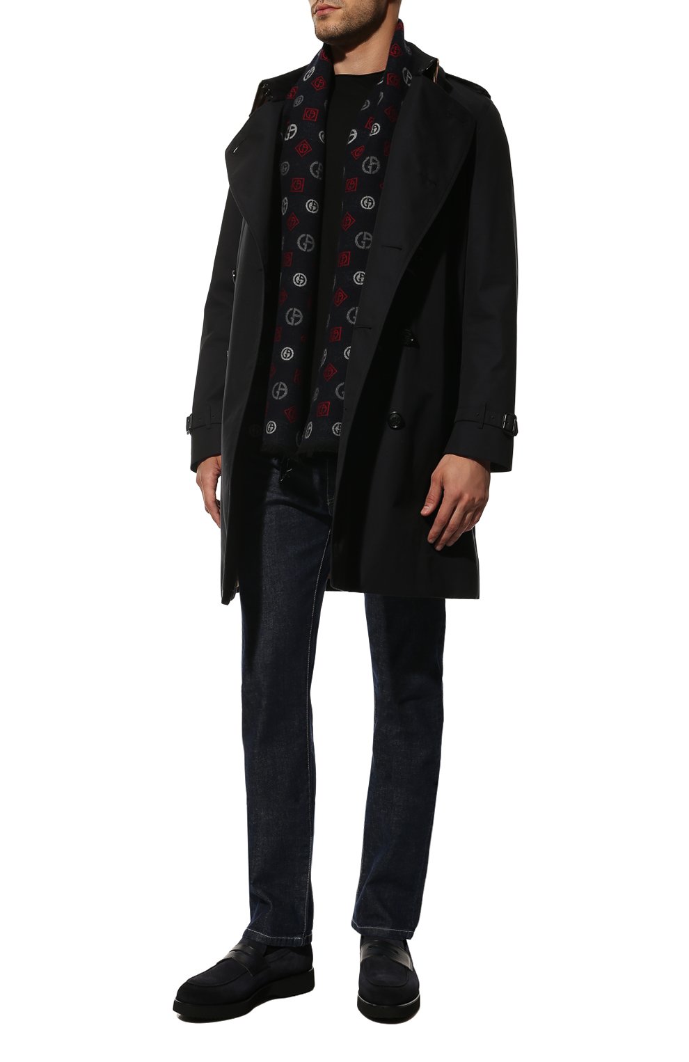 Шарф из шерсти и кашемира GIORGIO ARMANI, арт. 745031/2F131, фото 3