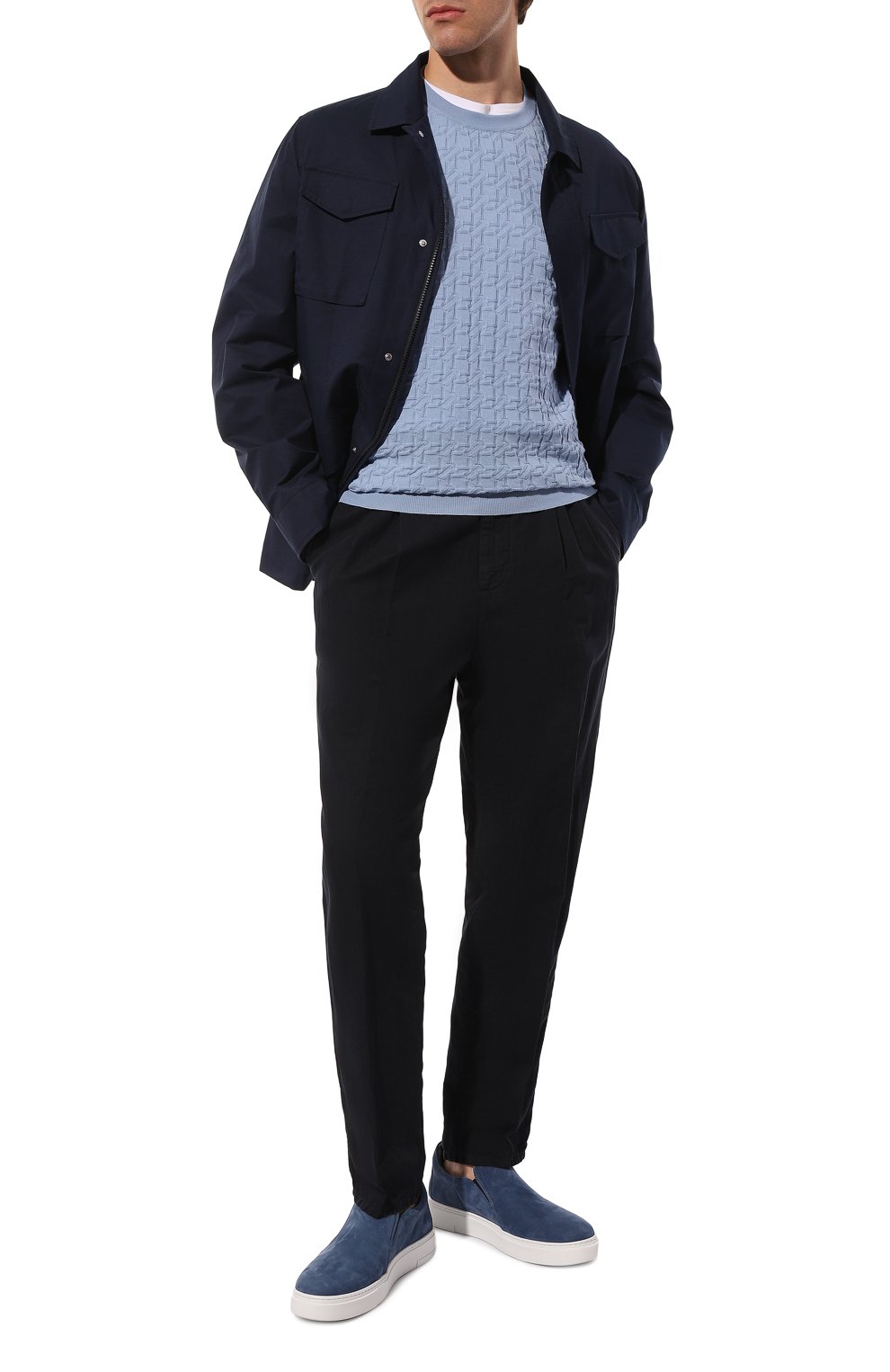 Хлопковый джемпер KITON, арт. UMK0460K1, фото 2