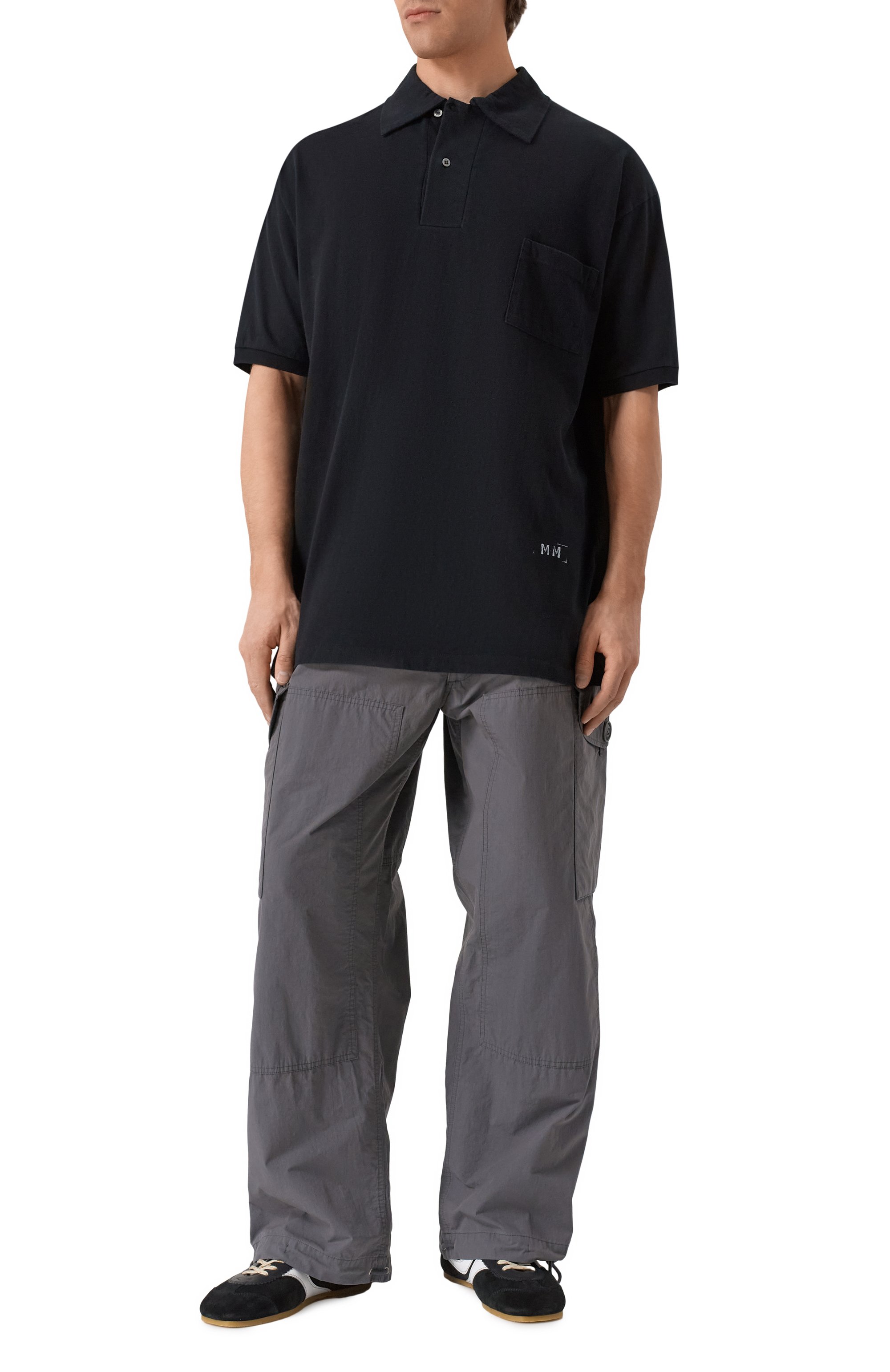 Хлопковое поло MAISON MARGIELA, арт. S50GL0060/M20061, фото 2