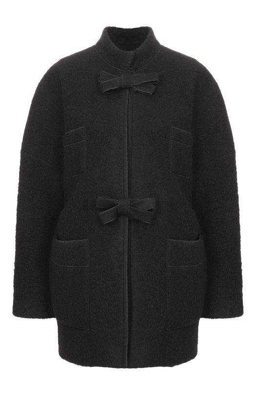 Шерстяное пальто Giambattista Valli 25FWPVFP8004/08BIS Чёрный 25FWPVFP8004/08BIS