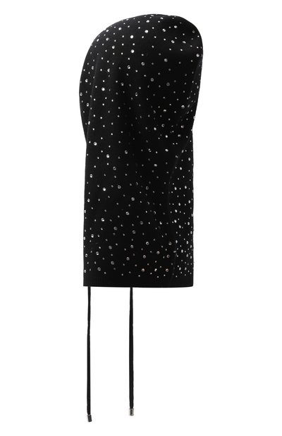 Шерстяной капор PINKO черного цвета по цене 15600 руб., арт. 106005/A2YY, фото 2 Шерстяной капор PINKO, арт. 106005/A2YY, фото 2