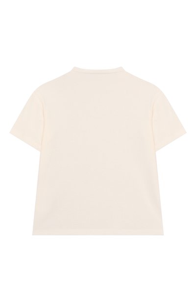 Футболка из вискозы PAOLO PECORA MILANO кремового цвета по цене 11550 руб., арт. PP3967/14A-16A, фото 2 Футболка из вискозы PAOLO PECORA MILANO, арт. PP3967/14A-16A, фото 2