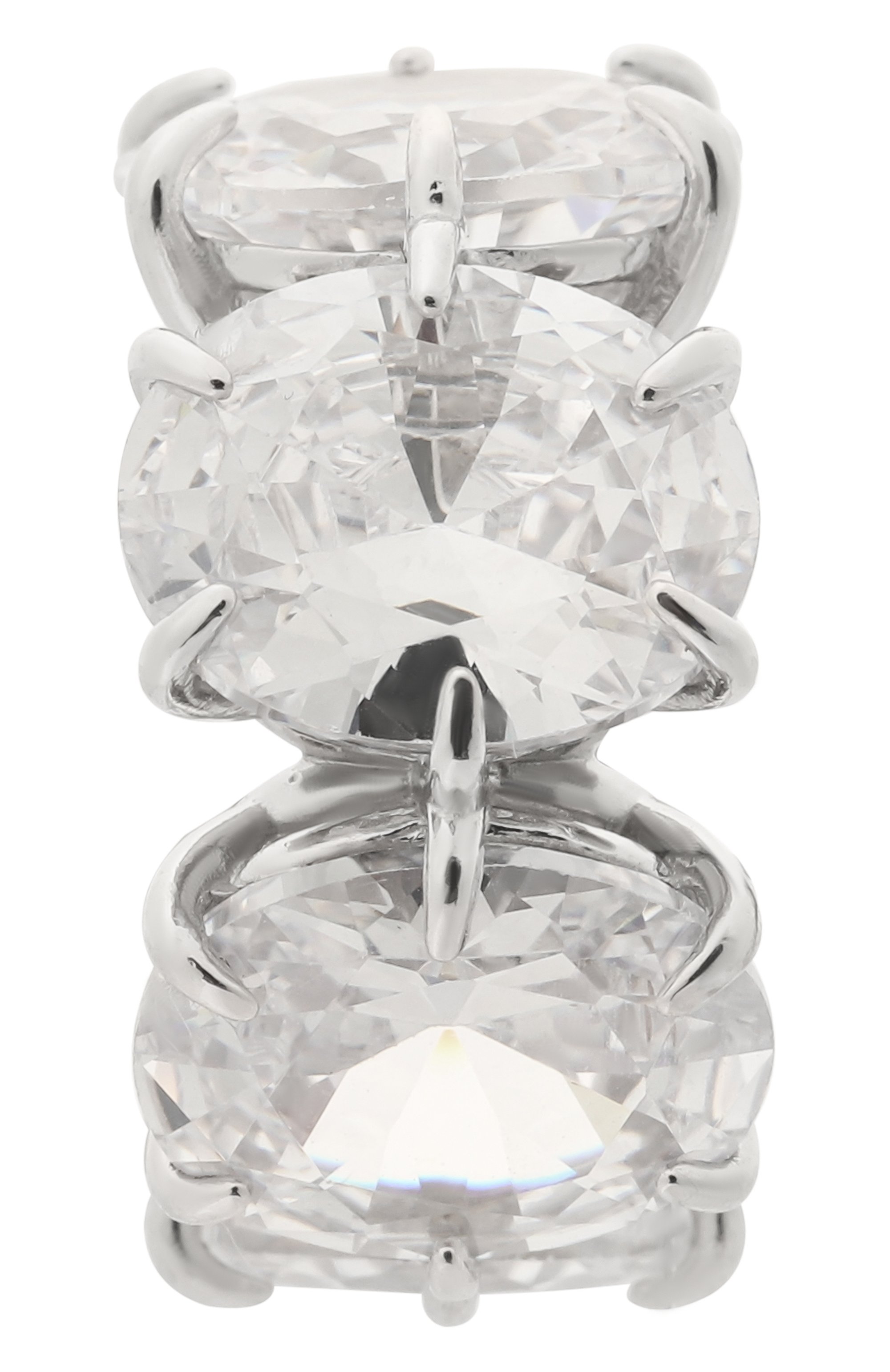 Кафф 88 JEWLIA серебряного цвета по цене 20500 руб., арт. JR-210, фото 1 Кафф 88 JEWLIA, арт. JR-210, фото 1