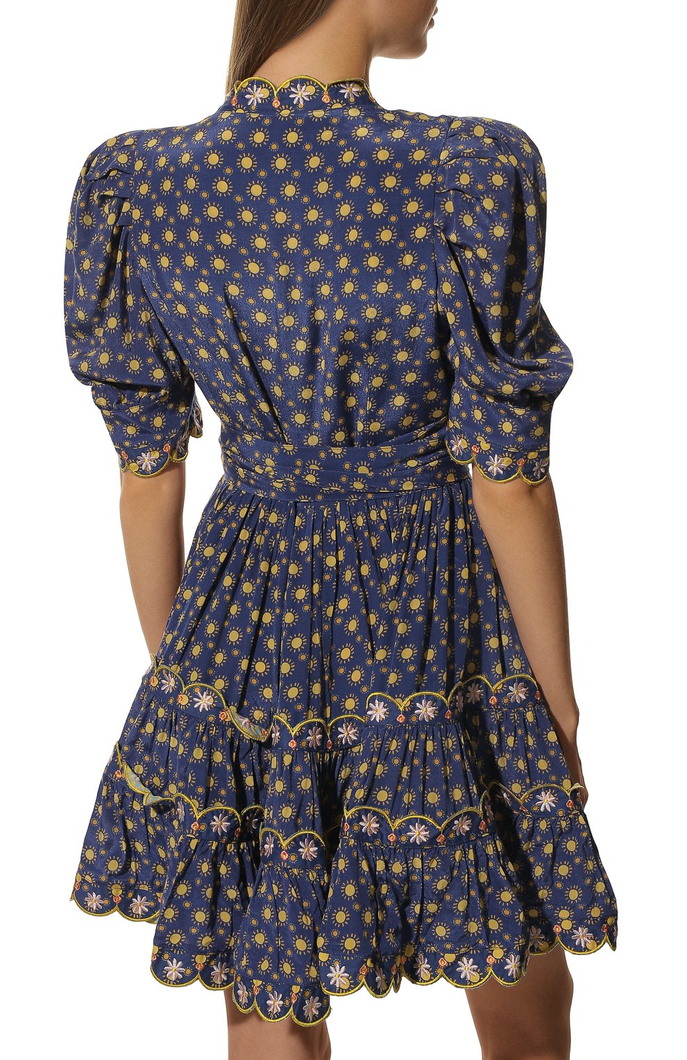 Платье из вискозы CELIAB синего цвета по цене 46300 руб., арт. RS22-CB-D10-B BLUE, фото 4 Платье из вискозы CELIAB, арт. RS22-CB-D10-B BLUE, фото 4