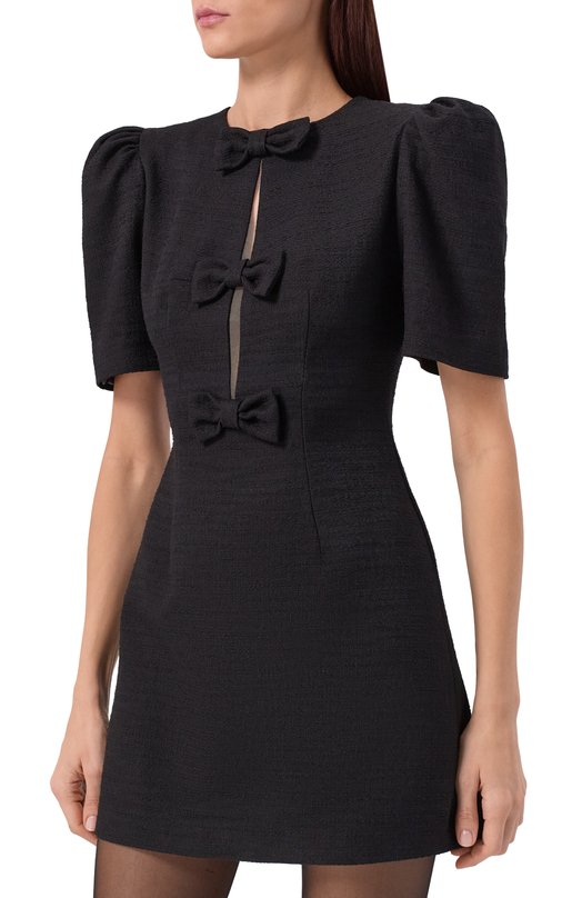 Платье из хлопка и вискозы Botrois SKU748439794 Чёрный  SKU748439794 Фото 3