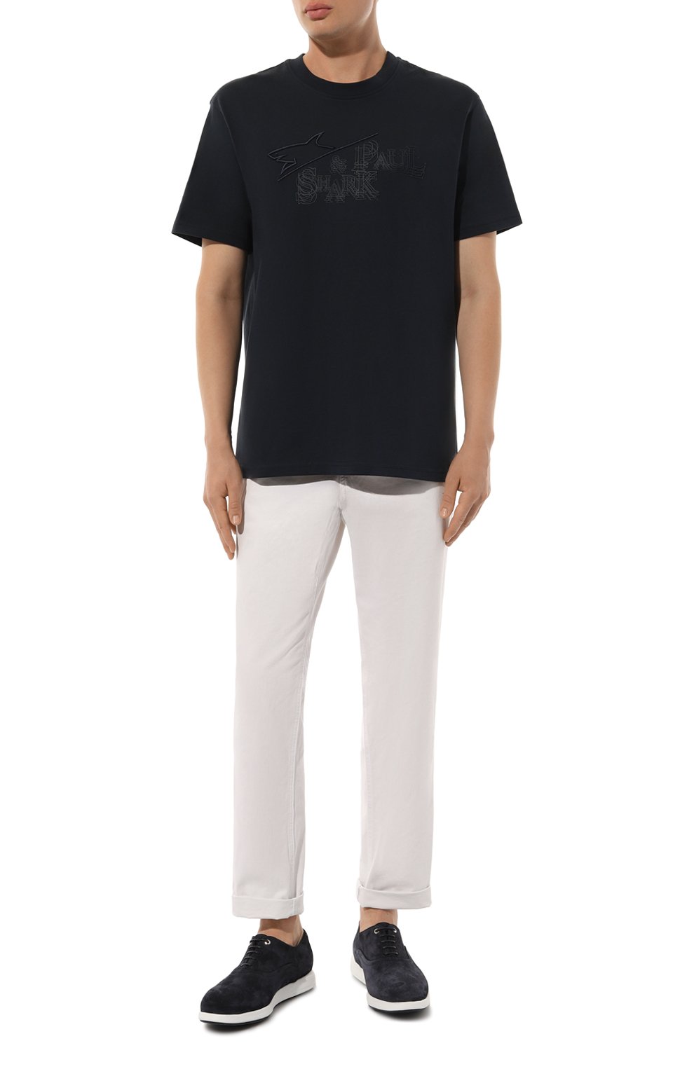 Хлопковая футболка PAUL&SHARK, арт. 14311632, фото 2