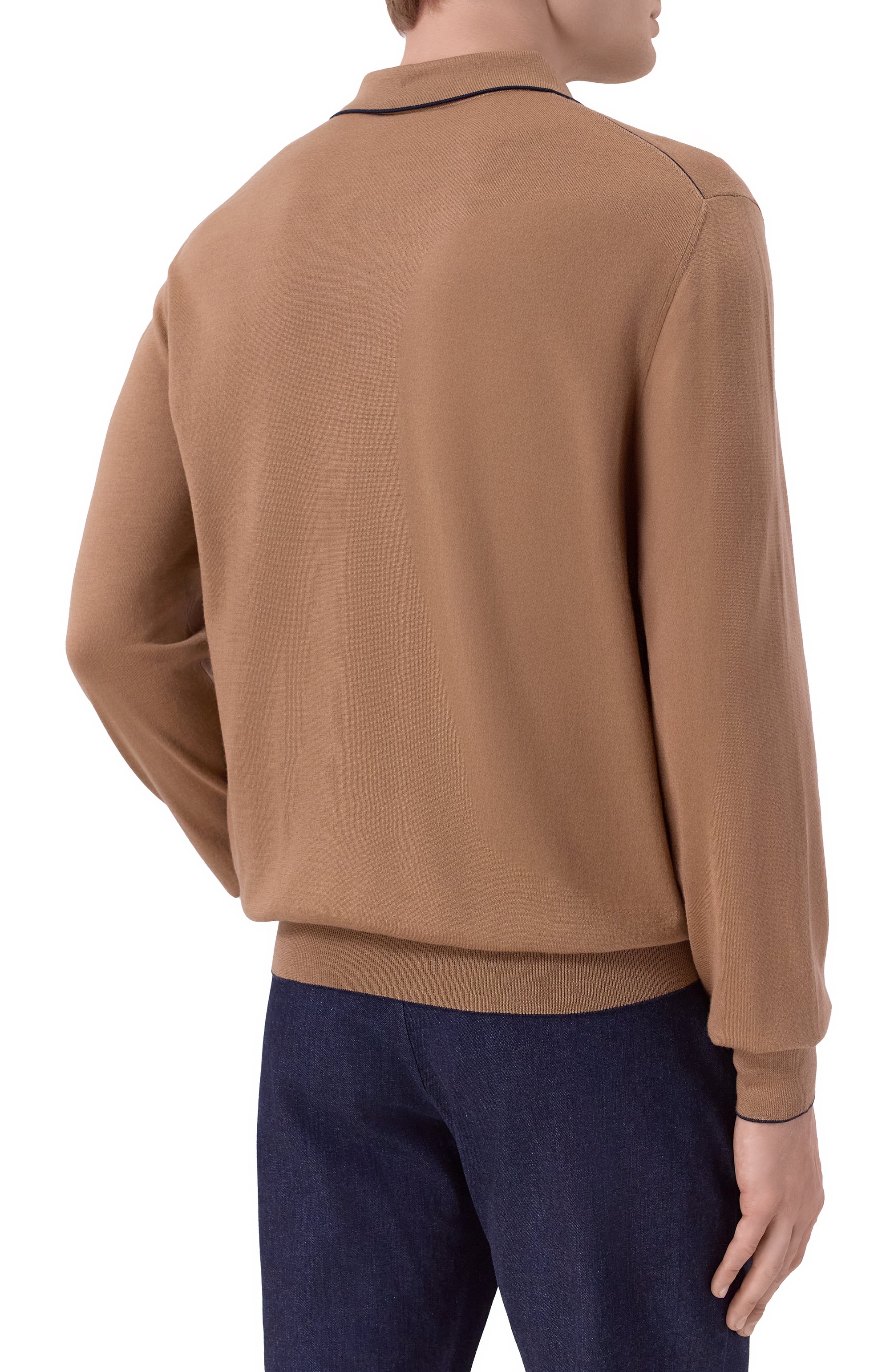 Поло из шерсти и шелка STEFANO RICCI, арт. KE08004P30/E25374, фото 4