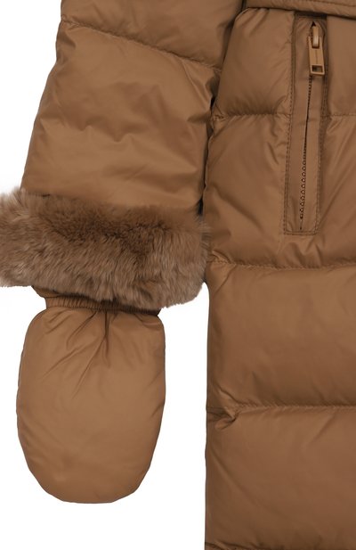 Пуховое пальто с отделкой из лисы YVES SALOMON ENFANT, арт. 25WEM920XXD0XW/12A-14A, фото 3