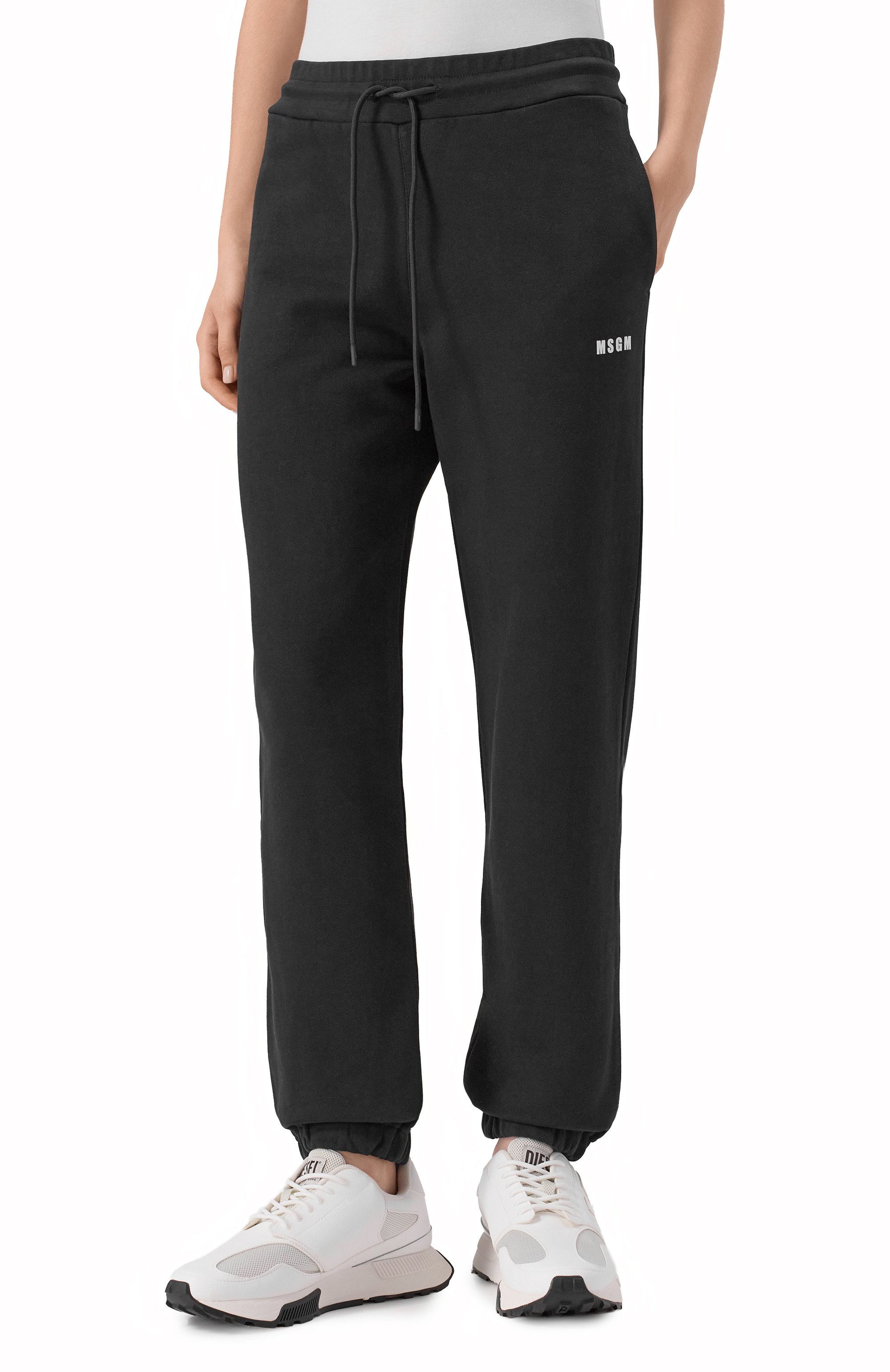 Хлопковые джоггеры MSGM, арт. 2000MDP500/300000, фото 3