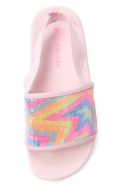 Шлепанцы BILLIEBLUSH светло-розового цвета по цене 8305 руб., арт. U21995, фото 4 Шлепанцы BILLIEBLUSH, арт. U21995, фото 4