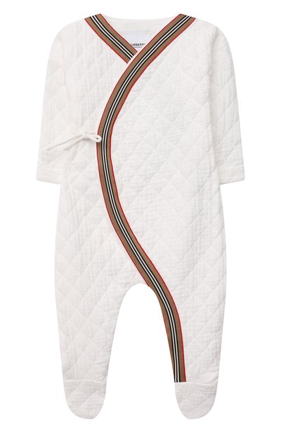 Хлопковый комбинезон BURBERRY, арт. 8041096/9M, фото 1