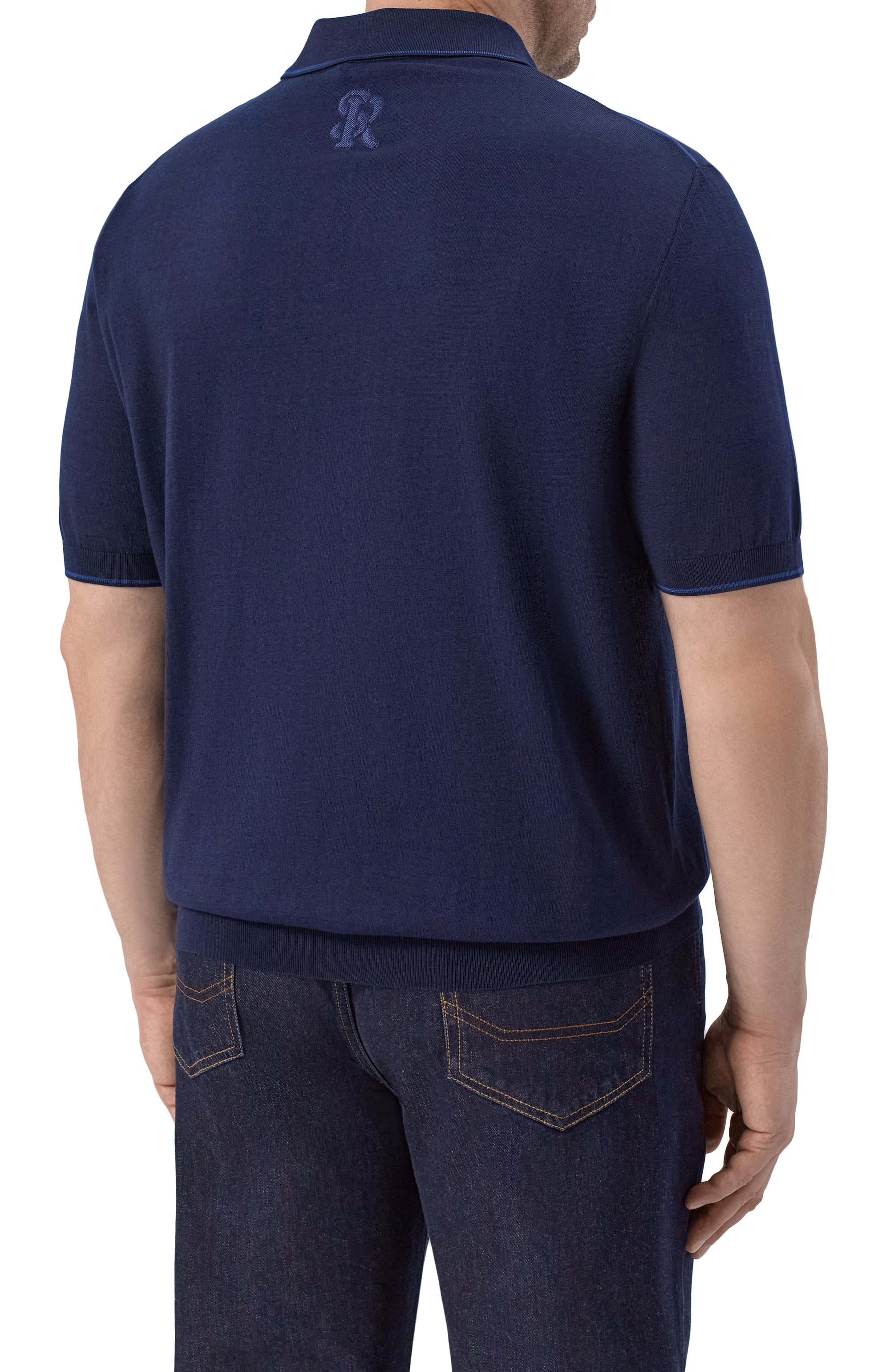 Поло из шелка и хлопка STEFANO RICCI, арт. K818114P13/F26280, фото 4