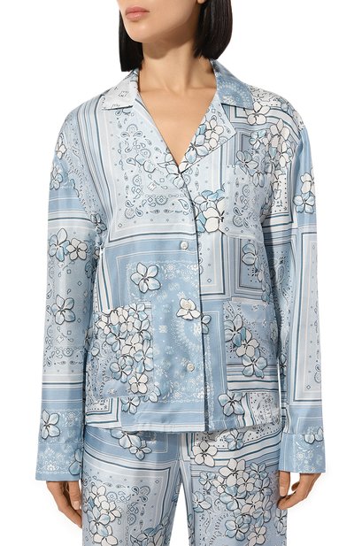 Шелковая блузка AMIRI, арт. AWSTCA1011, фото 3