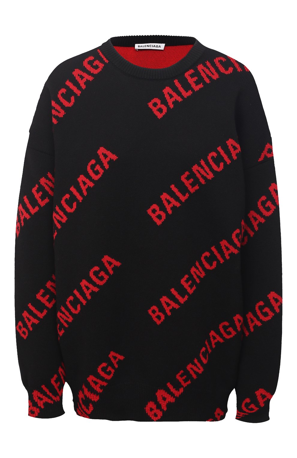 Свитер из хлопка и шерсти BALENCIAGA, арт. 625329/T3178, фото 1