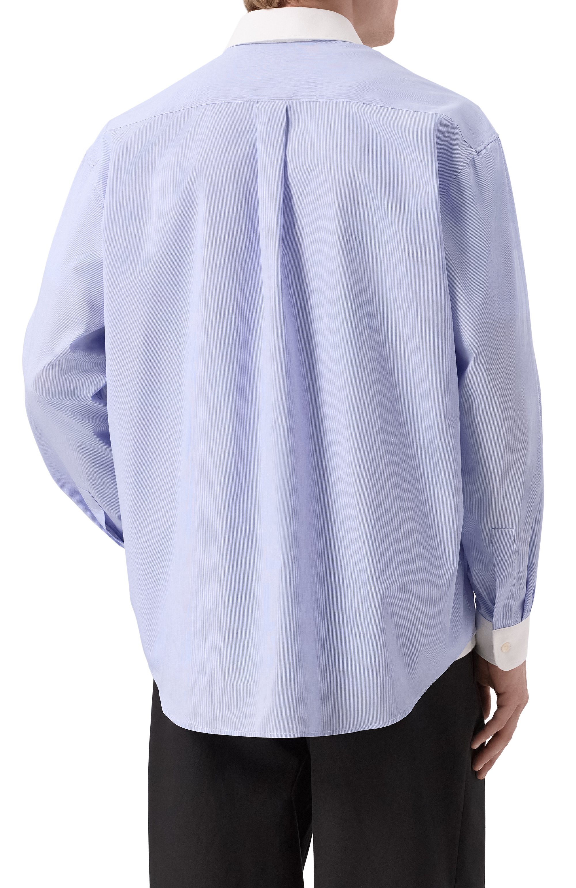 Хлопковая рубашка sporty & rich x le bristol paris SPORTY AND RICH, арт. SI019517654ST41, фото 4