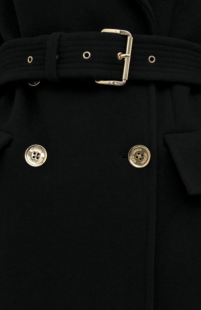 Шерстяное пальто MICHAEL MICHAEL KORS черного цвета по цене 59950 руб., арт. MF02J6ZF8P, фото 5 Шерстяное пальто MICHAEL MICHAEL KORS, арт. MF02J6ZF8P, фото 5