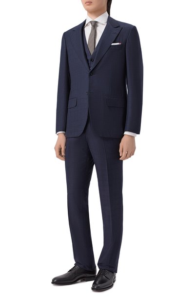 Мужской шерстяной костюм-тройка KITON, арт. UAGL862K02T01