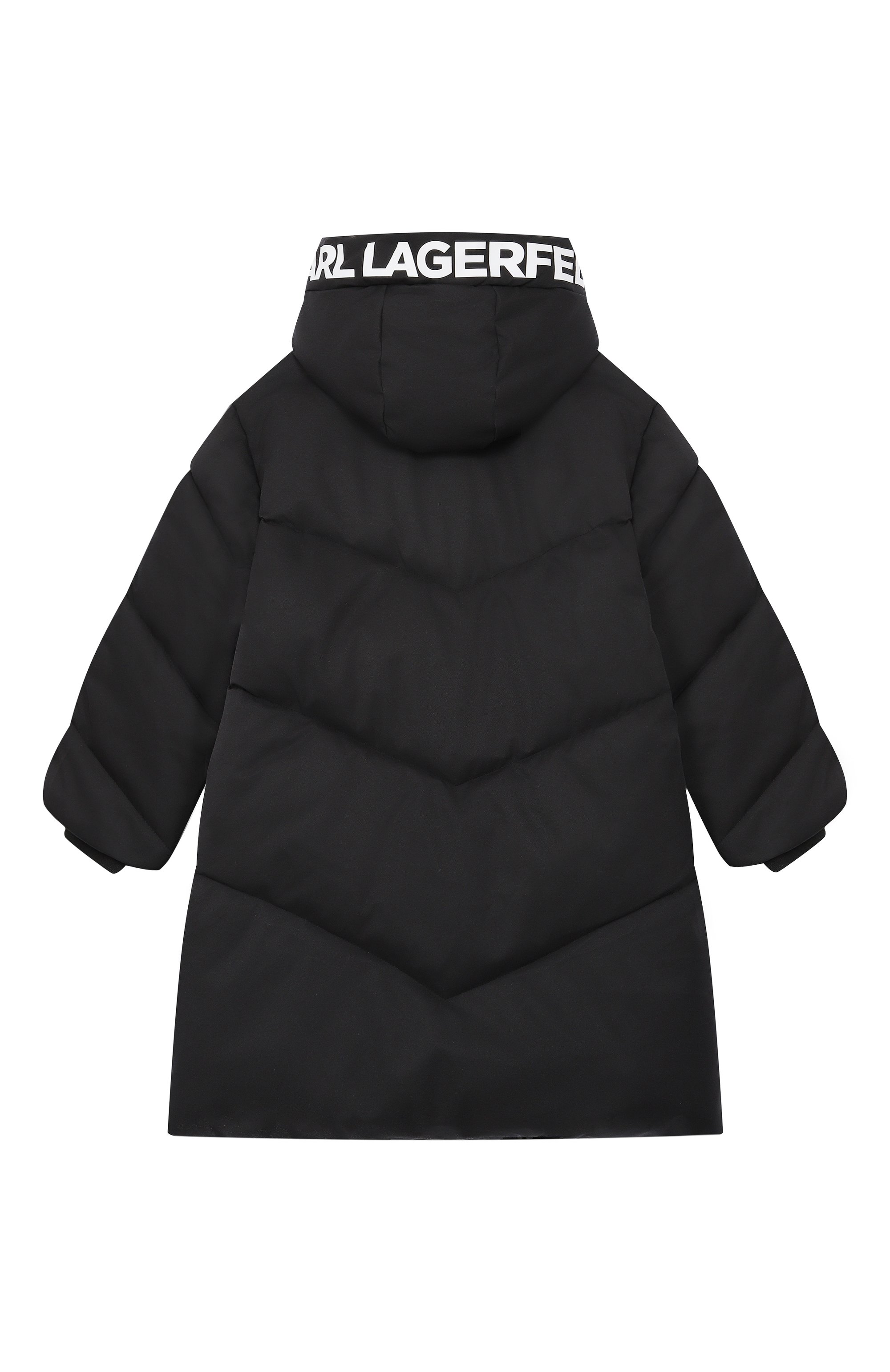 Утепленное пальто KARL LAGERFELD KIDS, арт. Z30631, фото 2