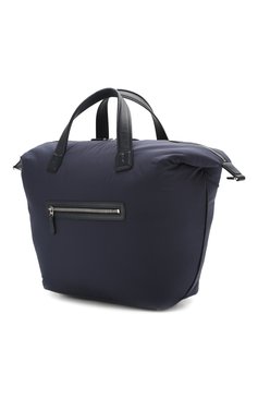 Женская сумка voyager duffle small LORO PIANA темно-синего цвета, арт. FAF6682 | Фото 3 (Региональные ограничения белый список (Axapta Mercury): RU; Материал сплава: Проставлено; Ремень/цепочка: На ремешке; Материал: Текстиль; Драгоценные камни: Проставлено; Размер: small)